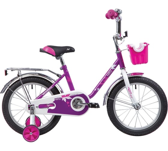 Велосипед NOVATRACK MAPLE 16", сиреневый, тормоз ножной 164MAPLE.PR9
