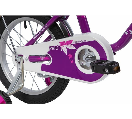 Велосипед NOVATRACK MAPLE 16", сиреневый, тормоз ножной 164MAPLE.PR9