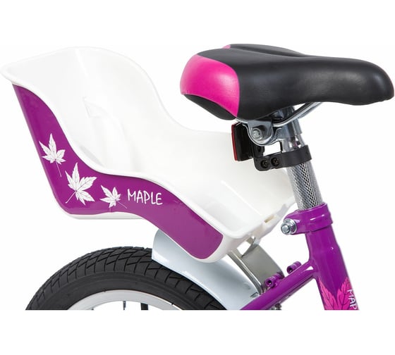 Велосипед NOVATRACK MAPLE 14", фиолетовый, полная защита цепи, тормоз ножной 144MAPLE.PR9