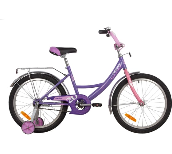 Велосипед NOVATRACK VECTOR 20", фиолетовый, защита А-тип, тормоз ножной 203VECTOR.LC22