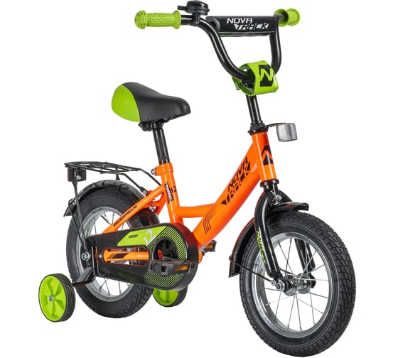 Велосипед NOVATRACK VECTOR 12", оранжевый, тормоз ножной 123VECTOR.OR20