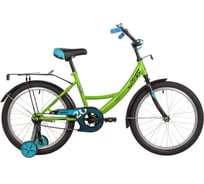Велосипед NOVATRACK VECTOR 20", лаймовый, защита А-тип, тормоз ножной 203VECTOR.GN22