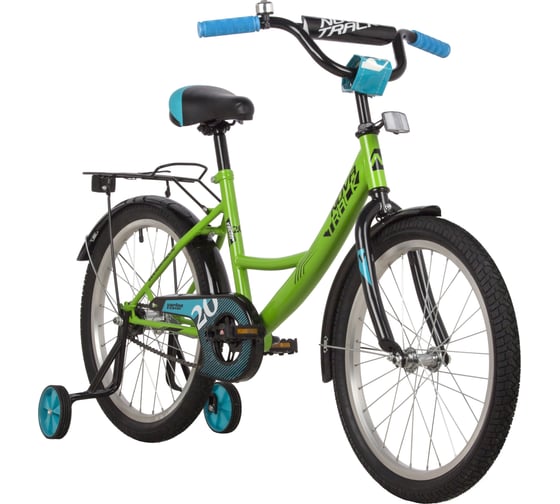 Велосипед NOVATRACK VECTOR 20", лаймовый, защита А-тип, тормоз ножной 203VECTOR.GN22