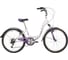 Велосипед NOVATRACK BUTTERFLY 24", сталь, рама 13", белый/фиолетовый, 6 скоростей 24SH6V.BUTTERFLY.13VL22 1