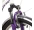 Велосипед NOVATRACK BUTTERFLY 24", сталь, рама 13", белый/фиолетовый, 6 скоростей 24SH6V.BUTTERFLY.13VL22 5