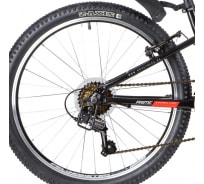Велосипед NOVATRACK PRIME 24", алюминиевая рама 13", черный, 18 скоростей 24AHV.PRIME.13BK20