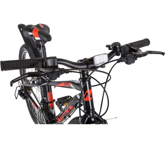 Велосипед NOVATRACK PRIME 24", алюминиевая рама 13", черный, 18 скоростей 24AHV.PRIME.13BK20