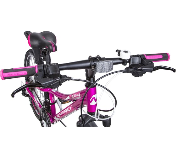 Велосипед NOVATRACK KATRINA 24", алюминиевая рама 10", фиолетовый, 21 скорость, V-brake 24AHV.KATRINA.10VL9