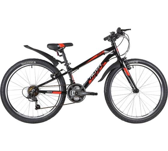 Велосипед NOVATRACK PRIME 24", алюминиевая рама 11", черный, 18 скоростей 24AHV.PRIME.11BK20 1
