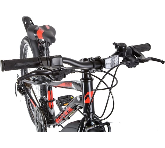 Велосипед NOVATRACK PRIME 24", алюминиевая рама 11", черный, 18 скоростей 24AHV.PRIME.11BK20