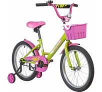 Велосипед NOVATRACK TWIST 18", зелёный, тормоз ножной 181TWIST.GNP20