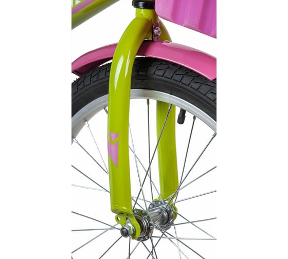 Велосипед NOVATRACK TWIST 18", зелёный, тормоз ножной 181TWIST.GNP20