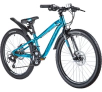 Велосипед NOVATRACK PRIME 24", алюминиевая рама 11", синий металлик, 18 скоростей 24AHD.PRIME.11GBL20