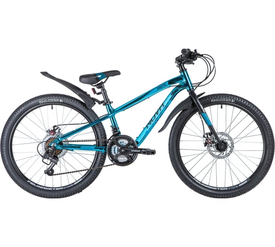 Велосипед NOVATRACK PRIME 24", алюминиевая рама 11", синий металлик, 18 скоростей 24AHD.PRIME.11GBL20