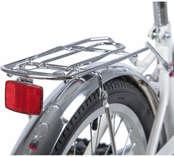 Велосипед NOVATRACK URBAN 20", белый, защита А-тип, тормоз ножной 203URBAN.WT9