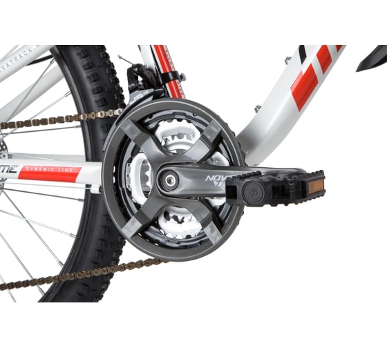 Велосипед NOVATRACK PRIME 24", алюминиевая рама 13", белый, 18 скоростей 24AHD.PRIME.13WT20