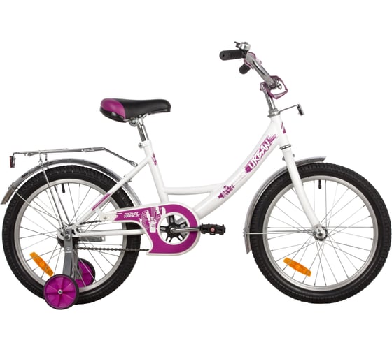 Велосипед NOVATRACK URBAN 18", белый, защита А-тип, тормоз ножной 183URBAN.WT22