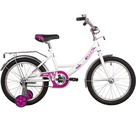 Велосипед NOVATRACK URBAN 18", белый, защита А-тип, тормоз ножной 183URBAN.WT22