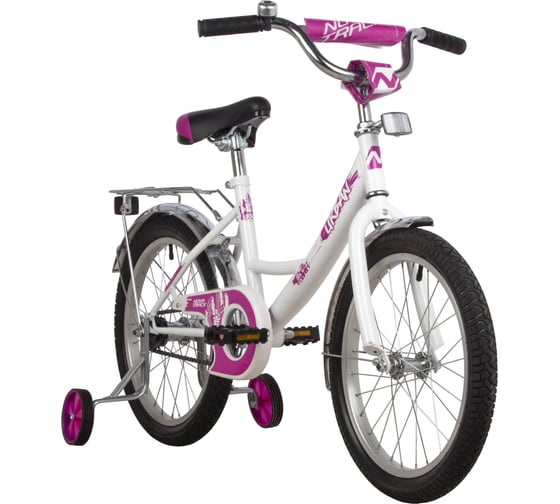 Велосипед NOVATRACK URBAN 18", белый, защита А-тип, тормоз ножной 183URBAN.WT22
