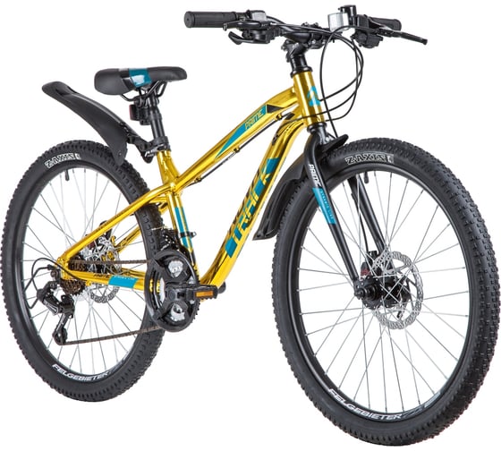Велосипед NOVATRACK PRIME 24", алюминиевая рама 13", золотой металлик, 18 скоростей 24AHD.PRIME.13GGD20