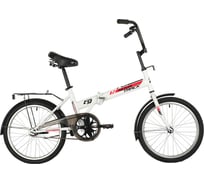 Складной велосипед NOVATRACK TG30 20", белый, тормоз ножной 20NFTG301.WT21