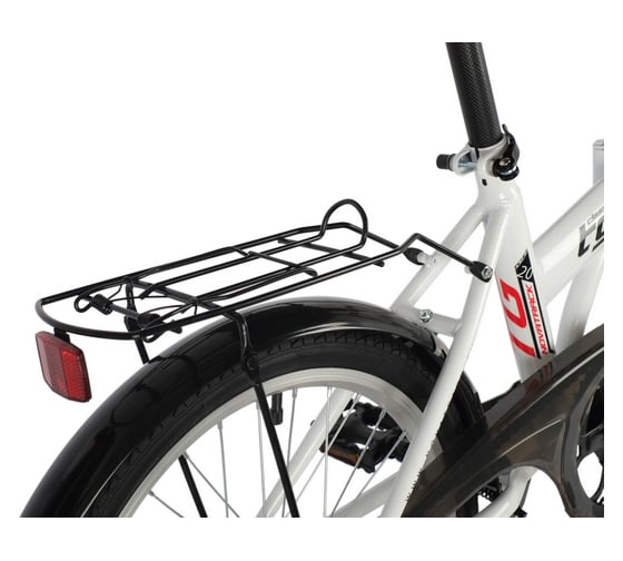 Складной велосипед NOVATRACK TG30 20", белый, тормоз ножной 20NFTG301.WT21