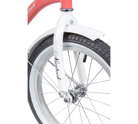 Велосипед NOVATRACK CANDY 16", коралловый, полная защита цепи, тормоз ножной 165CANDY.CRL9