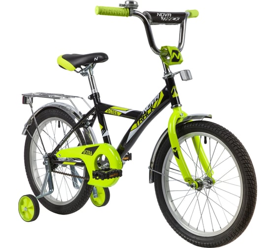 Велосипед NOVATRACK ASTRA 18", черный, тормоз ножной 183ASTRA.BK20