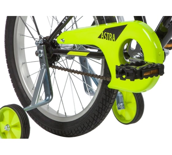 Велосипед NOVATRACK ASTRA 18", черный, тормоз ножной 183ASTRA.BK20