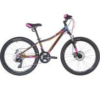 Велосипед NOVATRACK KATRINA 24", алюминиевая рама 10", фиолетовый металлик, 21 скорость 24AHD.KATRINA.10GVL20