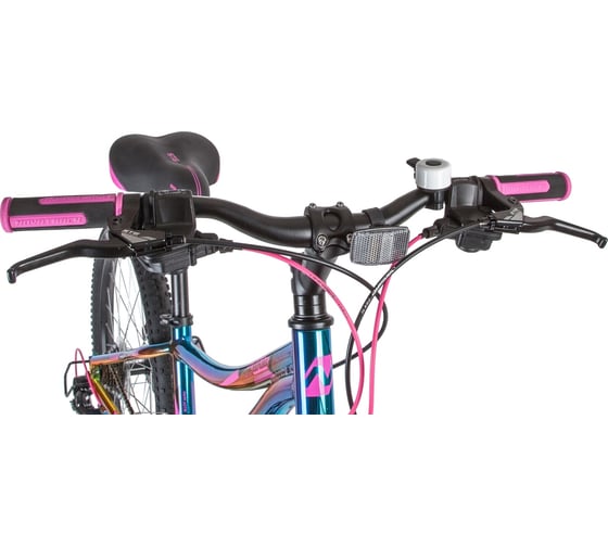Велосипед NOVATRACK KATRINA 24", алюминиевая рама 10", фиолетовый металлик, 21 скорость 24AHD.KATRINA.10GVL20