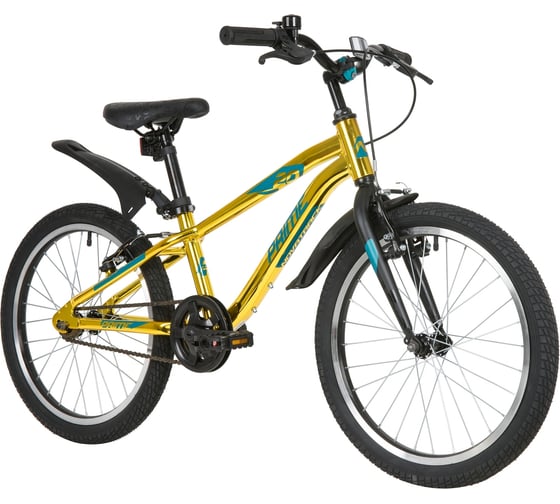 Велосипед NOVATRACK PRIME 20", золотой металлик, тормоз V-brake 207APRIME1V.GGD20