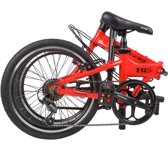 Складной велосипед NOVATRACK 20", 6 скоростей 20FATG6SV.RD20
