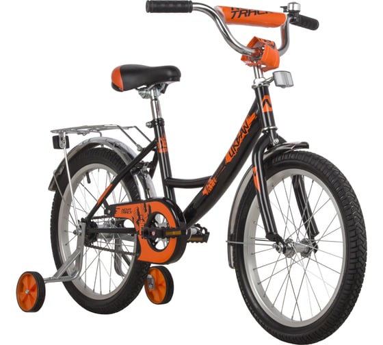 Велосипед NOVATRACK 18" URBAN черный, защита А-тип, тормоз ножной 183URBAN.BK22