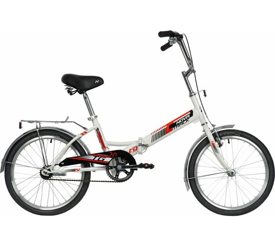 Складной велосипед NOVATRACK TG30 20", белый 20FTG301V.WT20