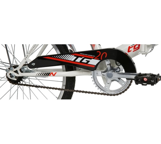 Складной велосипед NOVATRACK TG30 20", белый 20FTG301V.WT20
