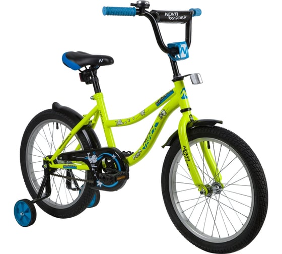 Велосипед NOVATRACK NEPTUNE 18", зеленый, тормоз ножной 183NEPTUNE.GN20
