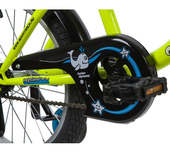 Велосипед NOVATRACK NEPTUNE 18", зеленый, тормоз ножной 183NEPTUNE.GN20