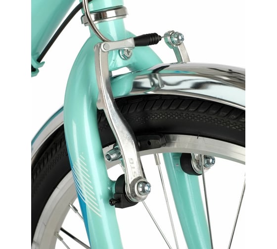 Велосипед NOVATRACK ANCONA 24", алюминиевая рама 12", зеленый, 3 скорости 24AH3V.ANCONA.12GN20