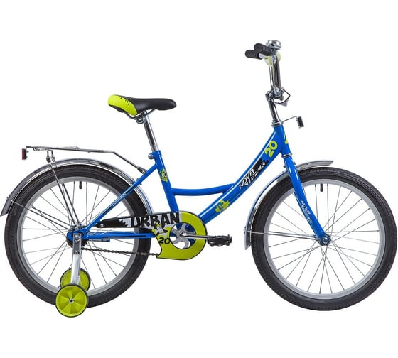 Велосипед NOVATRACK URBAN 20", синий, защита А-тип, тормоз ножной 203URBAN.BL9