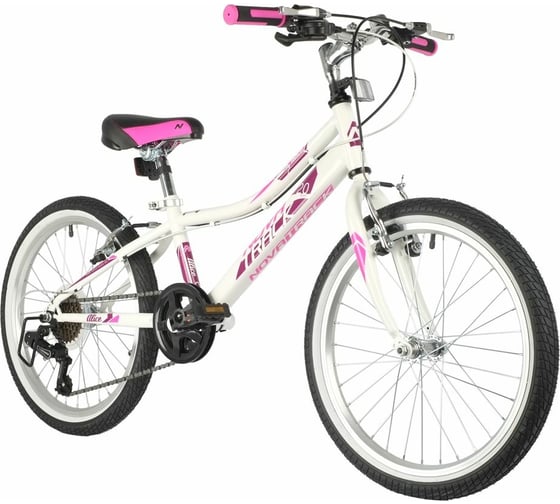 Велосипед NOVATRACK ALICE 20", белый, стальная рама, 6 скоростей, V- brake 20SH6V.ALICE.WT21