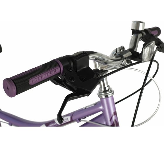 Велосипед NOVATRACK ALICE 24", лиловый, стальная рама 10", 6 скоростей 24SH6SV.ALICE.10LC21