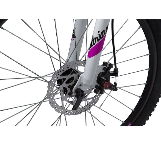 Велосипед NOVATRACK KATRINA 24", алюминиевая рама 12", белый, 21 скорость 24AHD.KATRINA.12WT9