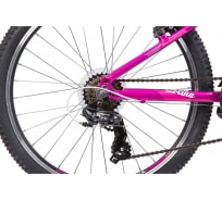 Велосипед NOVATRACK KATRINA 24", алюминиевая рама 12", фиолетовый, 21 скорость, V-brake 24AHV.KATRINA.12VL9