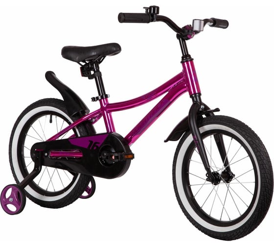 Велосипед NOVATRACK KATRINA 16", розовый металлик, полная защита цепи 67AKATRINA.GPN22 NOVATRACK  167AKATRINA.GPN22