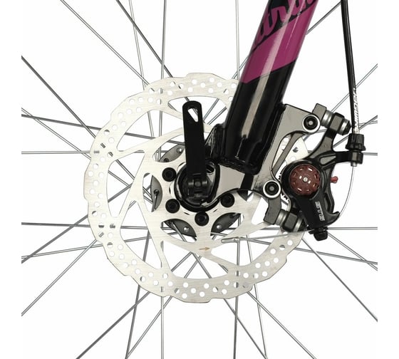 Велосипед NOVATRACK KATRINA 24", рама 10", розовый металлик, 21 скорость 24AHD.KATRINA.10GPN20