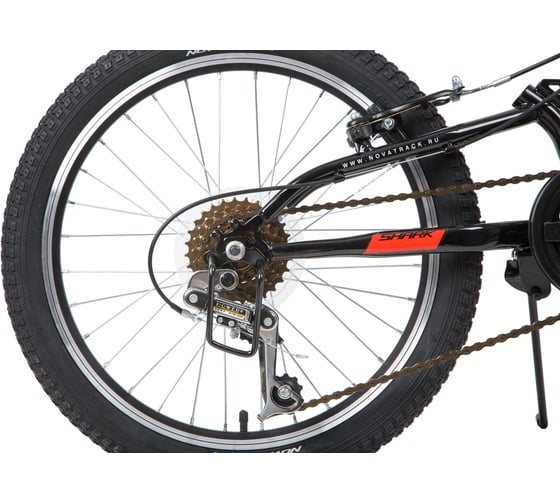 Велосипед NOVATRACK SHARK, 20", Microshift/Power, белый, сталь, 6 скоростей 20SS6V.SHARK.WT20