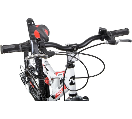 Велосипед NOVATRACK SHARK, 20", Microshift/Power, белый, сталь, 6 скоростей 20SS6V.SHARK.WT20