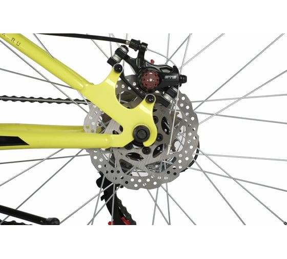 Велосипед NOVATRACK ACTION 24", зеленый, стальная рама 11", 18 скоростей 24SH18SD.ACTION.11GN21