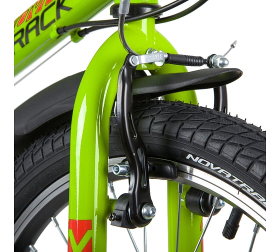 Велосипед NOVATRACK RACER 20", Power, зеленый, сталь, 12 скоростей 20SH12V.RACER.GN20